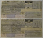 Amtrak Two Coupon Pass Tickets