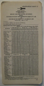 Amtrak Memorandum Tariff 31