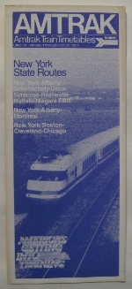 Amtrak New York State Timetable