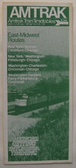 Amtrak East-Midwest Timetable