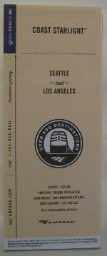 Amtrak Coast Starlight Timetable