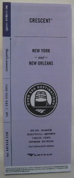 Amtrak Crescent Timetable