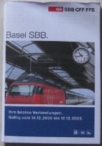 SBB Timetable for Basel SBB