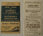 New Haven and Erie Lackawanna Timetables