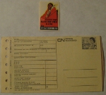 Great Northern Stamp and Canadian National Express Message