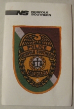 Booklet describing Norfolk Southern's police patch