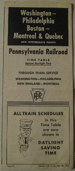 Pennsylvania Timetable