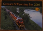 Genesee and Wyoming Industries 2003 Calendar