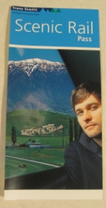 TranzScenic Scenic Rail Pass Booklet