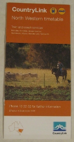 CountryLink North Western Timetable