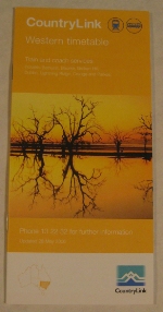 CountryLink Western Timetable