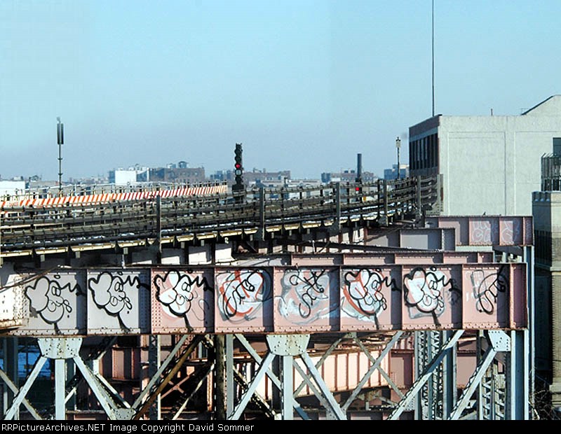 Elevated Tracks With Grafitti
