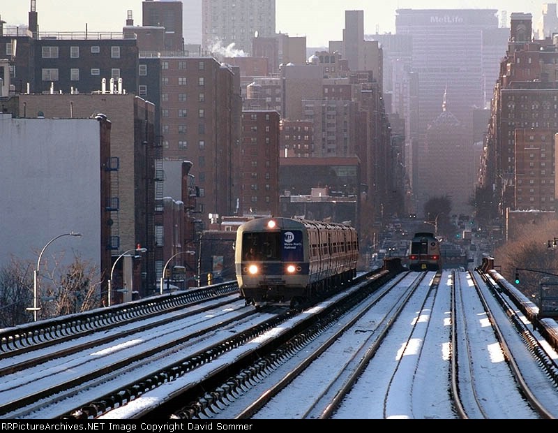 Passing Trains Above Park Avenue