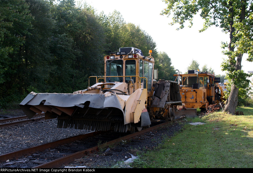 MOW Equipment on the Bayshore Siding