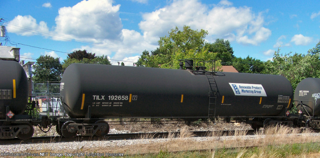 TILX 192658 wearing Renewable Products Marketing Group paint