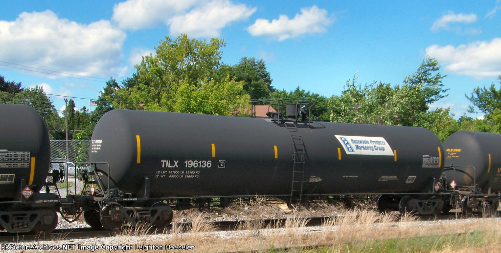 TILX 196136 wearing Renewable Products Marketinng Group paint