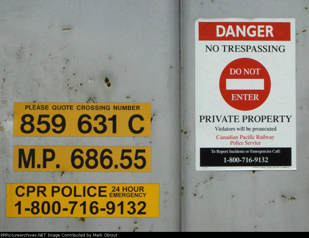 Canadian Pacific sign