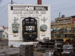 Norfolk Southern Juniata Shops sign