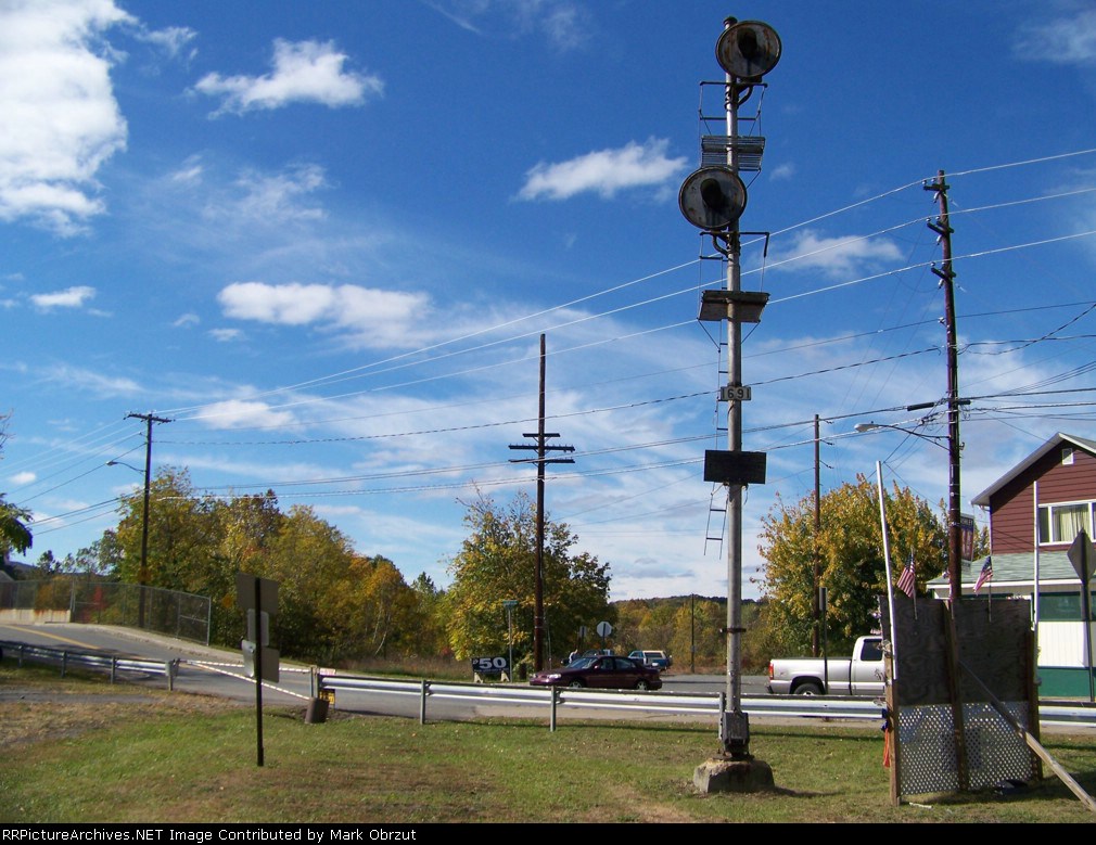 Central Railroad of New Jersey signal and right of way