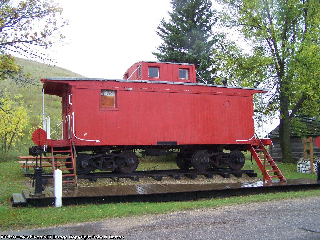 One of Two Unknown Cabooses in the Frontier Village