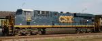 CSX 726 leads train G354 south with a grain train
