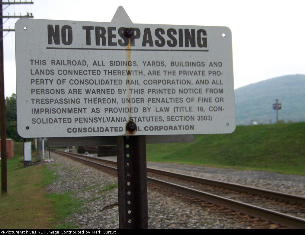 Conrail sign