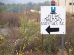 Unitrac Railroad Materials Sign