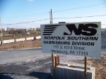 Norfolk Southern Harrisburg sign