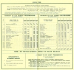 Erie Railroad Passenger Time Table-NJNY Branch 1961