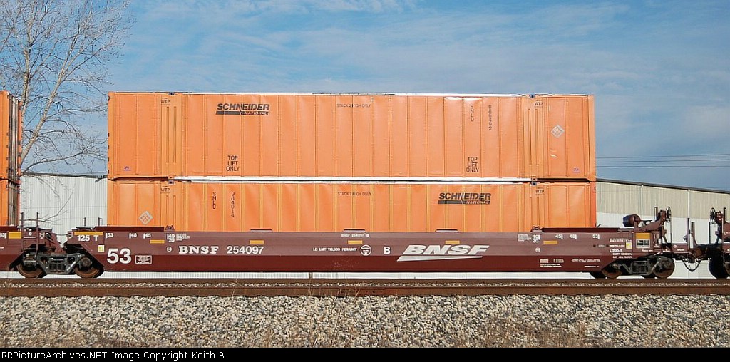 BNSF 254097B  and SNLU 986492
