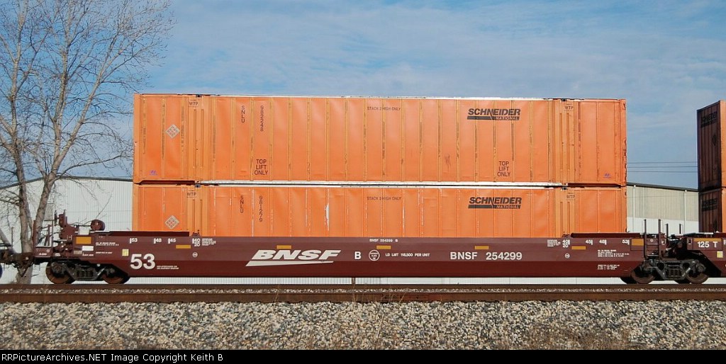 BNSF 254299B and SNLU 982248