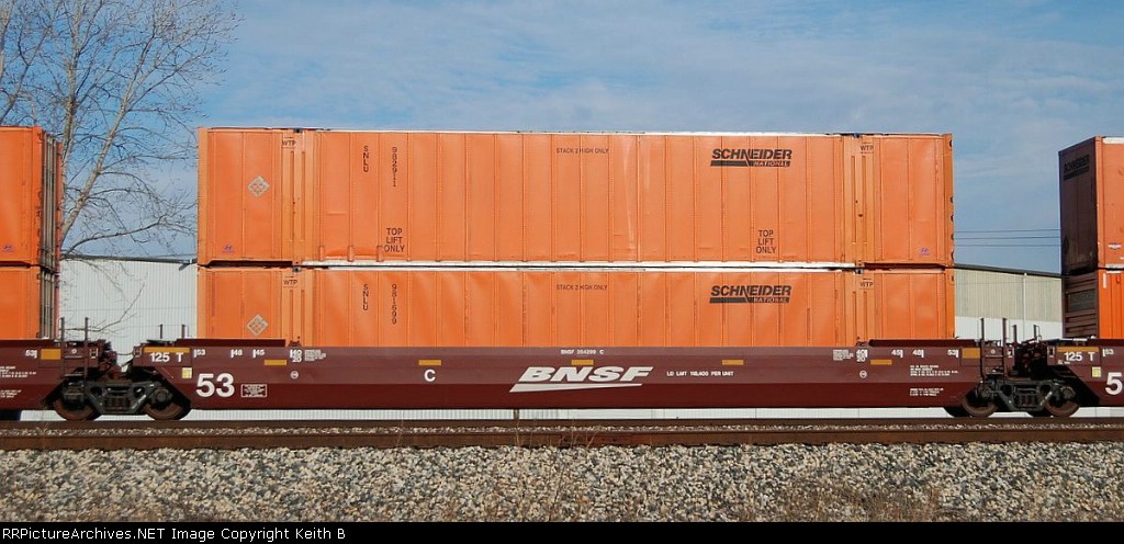 BNSF 254299C and SNLU 982911