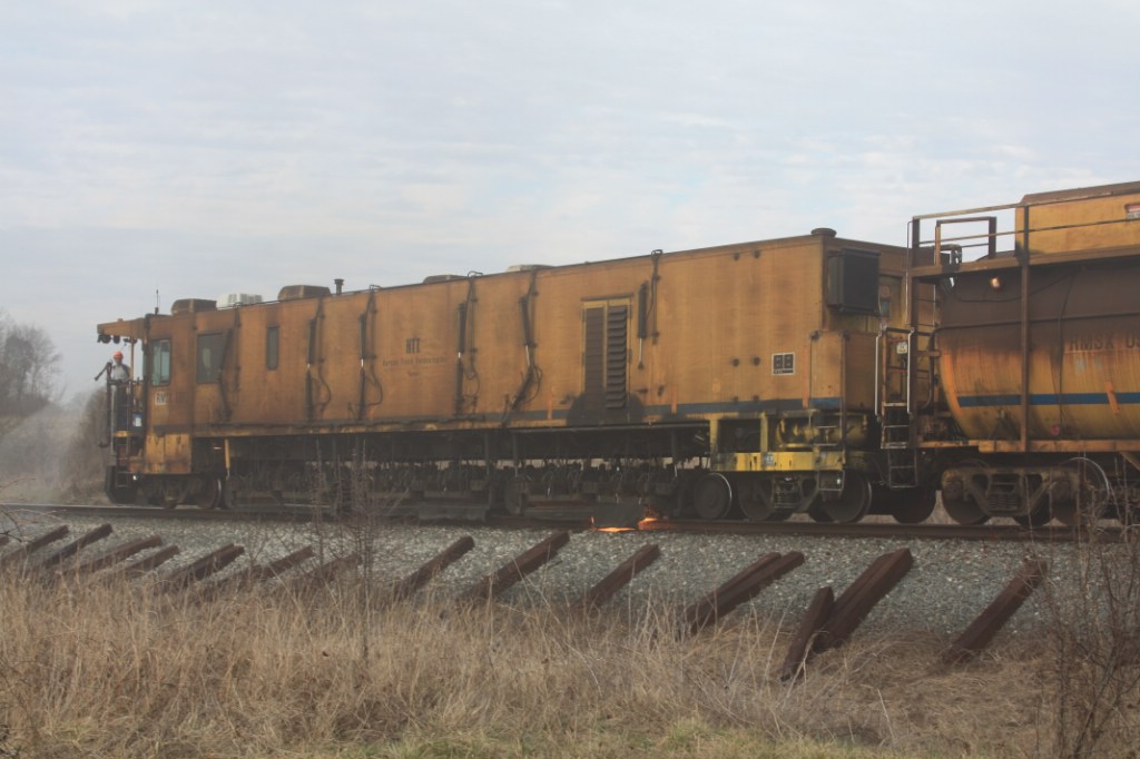 Harsco RMSX 0912 Railgrinder last Car Caboose