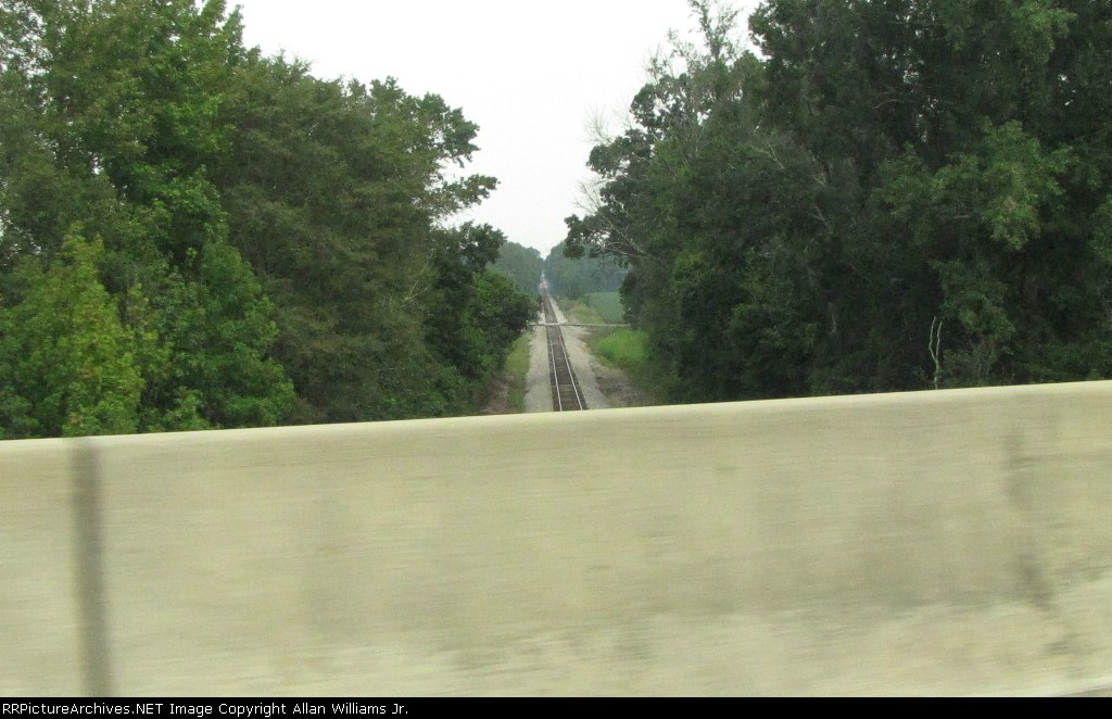 Looking South BNSF Amory Sub.