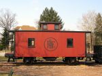 P&LE Caboose on Display at Riverfront Park