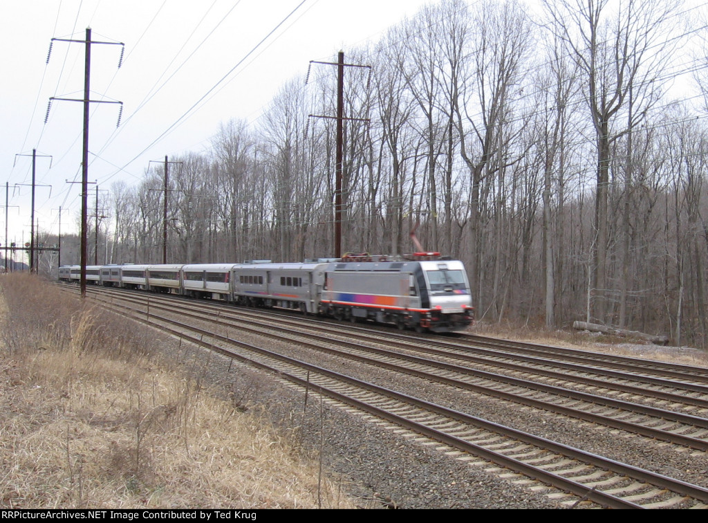 Nouthbound NJ Transit 