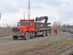 CN heavy truck in Aldershot Yard