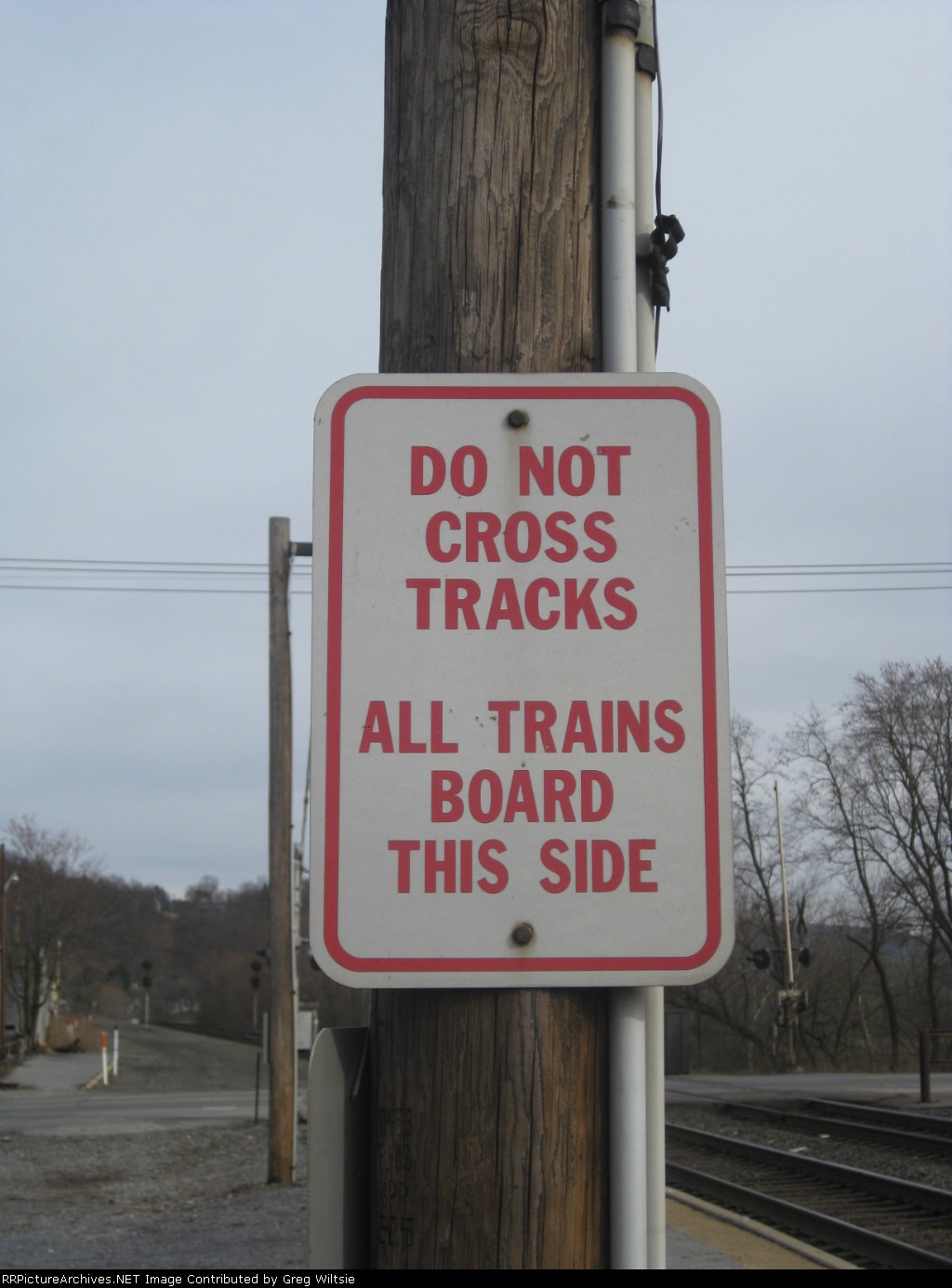 Sign at Amtrak's Huntingdon Station