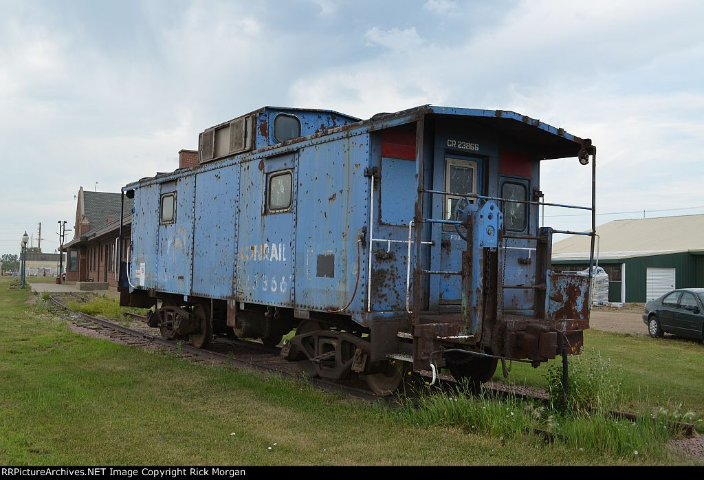 Conrail caboose in South Dakota