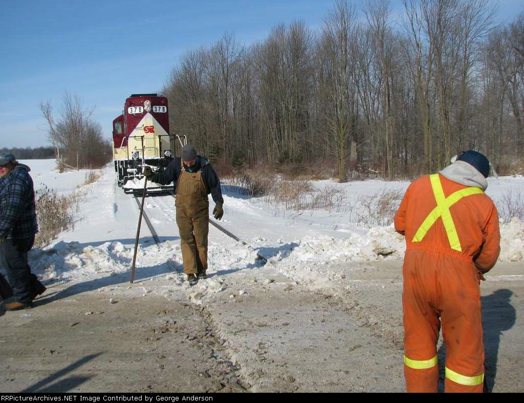 Helping the MOW crew