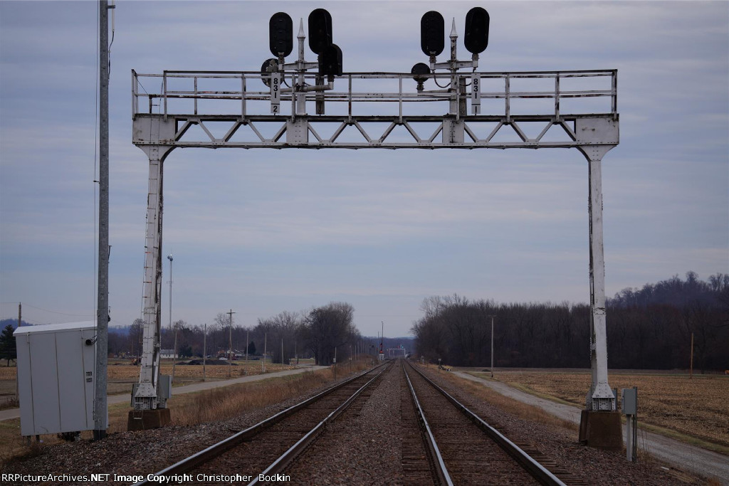 Distant green signal