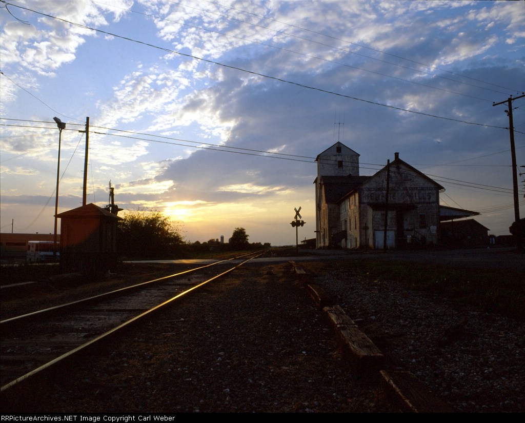 Sunset by the old Feed Mill