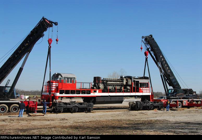CS 890 being scrapped