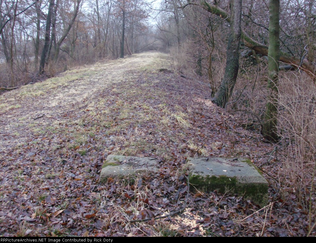 Former siding to Mt.Clair mine