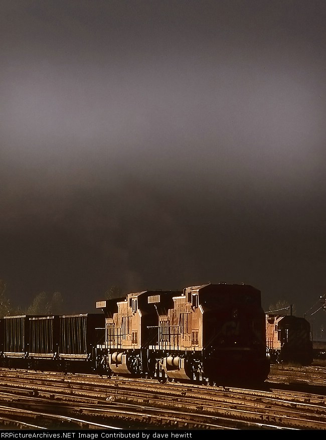 Early morning in Revelstoke yard