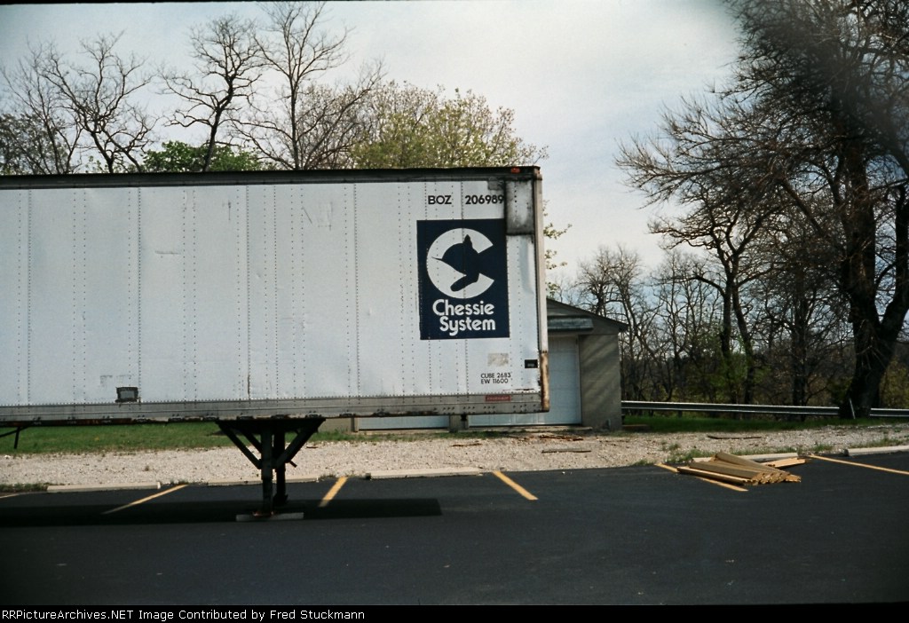 Used as a storage trailer for a number of years in the late 80s.