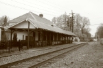 The former PRR station at Woodbury, NJ