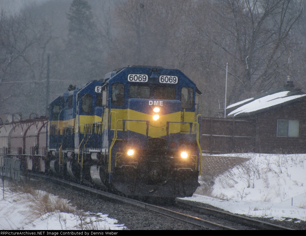 DM&E  6069,  CP's  River Sub.