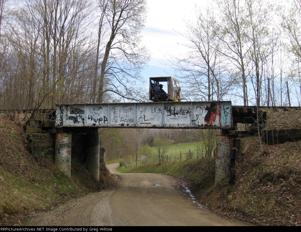 Another car passes by