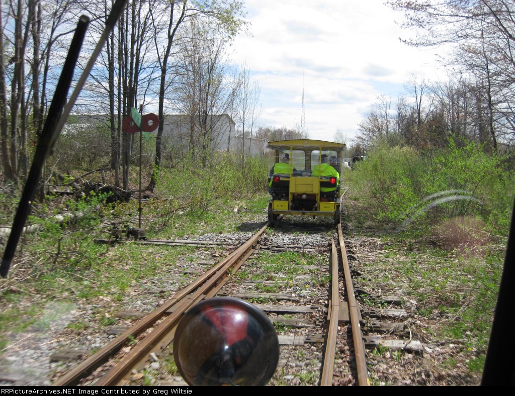 The speeders move past a switch